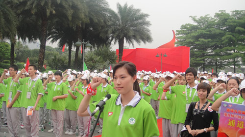 志愿者上岗