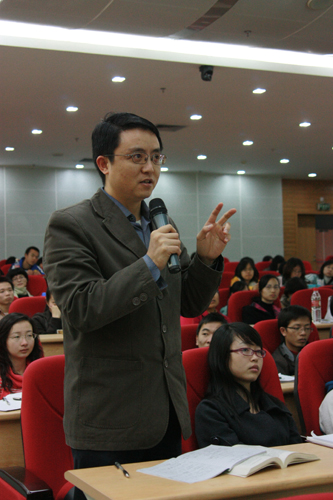 现场同学提问