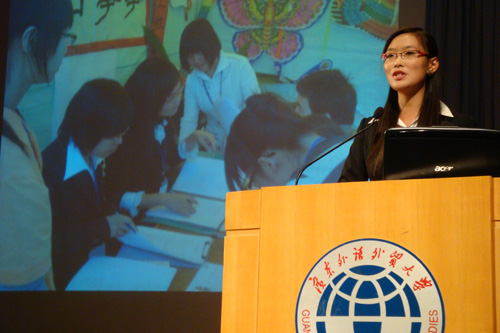 代表们的精彩展示(下同)