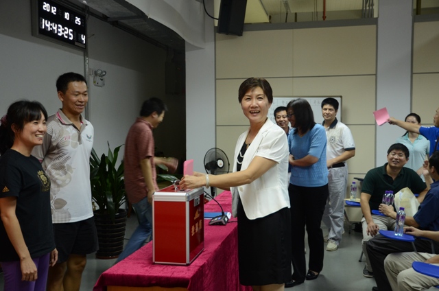 体育部选举现场 体育部选举现场