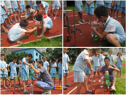 图解“水火箭”制作步骤