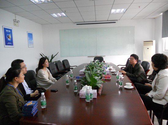 双方商讨实习基地建设事宜 双方商讨实习基地建设事宜