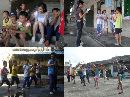 操场上热闹非凡,趣味无限