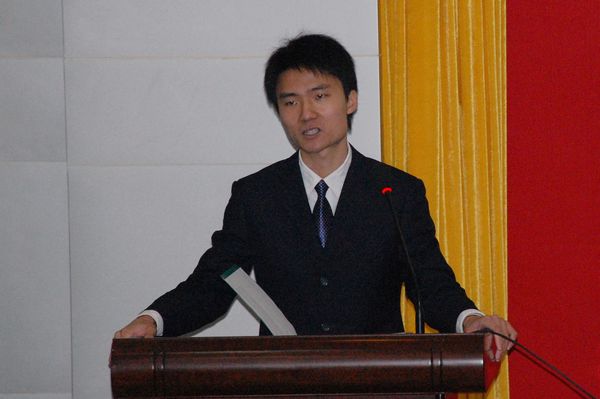 选手代表陈梓敏