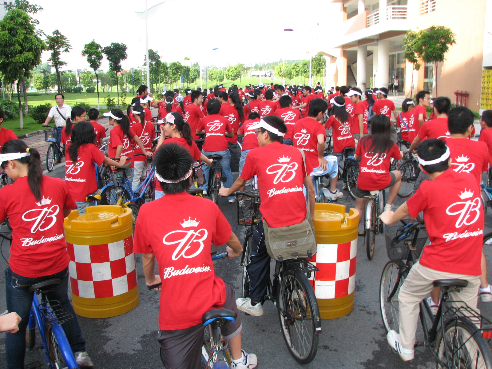 一片红色的海洋