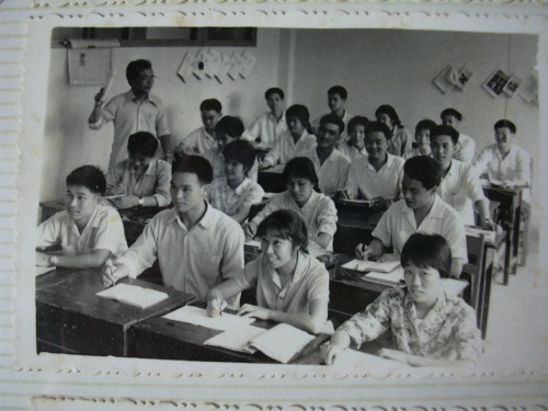 蔡型乞在授课中