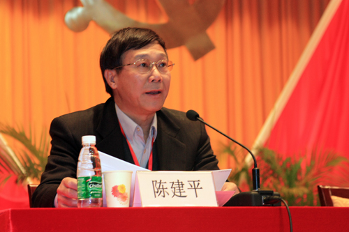 陈建平作报告