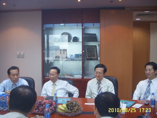 珠江船务发展有限公司热烈欢迎广外代表团