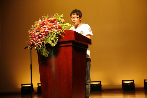 蔡东耕与新生分享学习经验