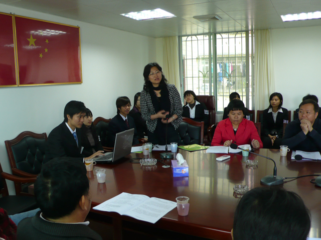 学院姜怀宇老师在促进会上提出建议