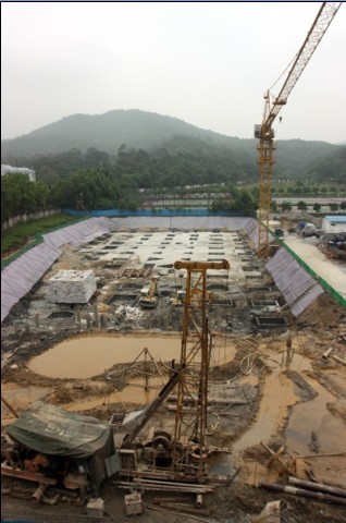 工程正如火如荼地进行