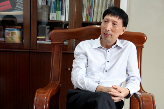 采访李建民校长 采访李建民校长