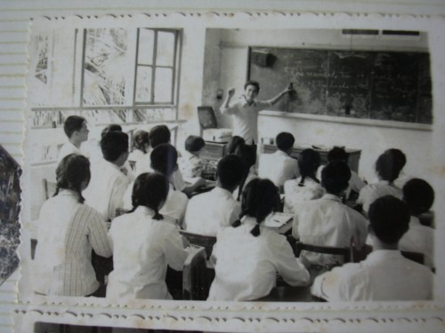 蔡型乞在授课中