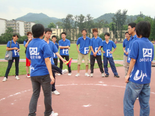 各班选手团结一致