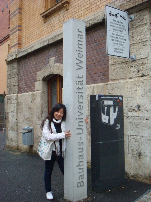 谢娟在德国文化重镇魏玛