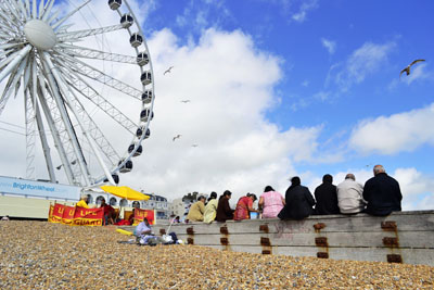 布莱顿一景。 冯梓莹摄 布莱顿一景。 冯梓莹摄