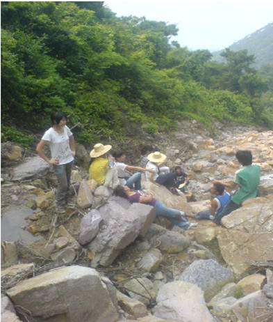 途中休息ing……